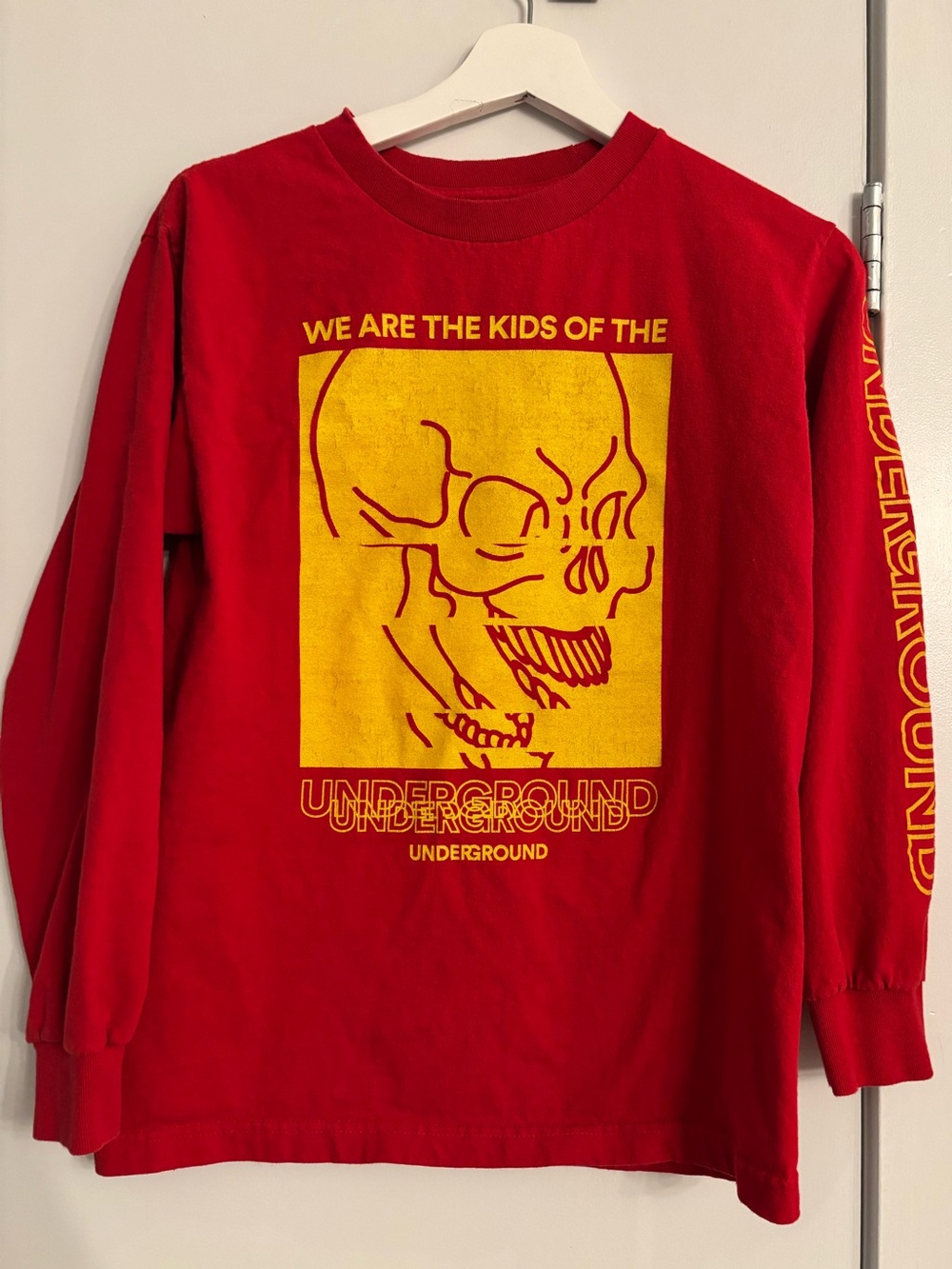 Empyre - Long Sleeve- Red and Yellow Men’s Small